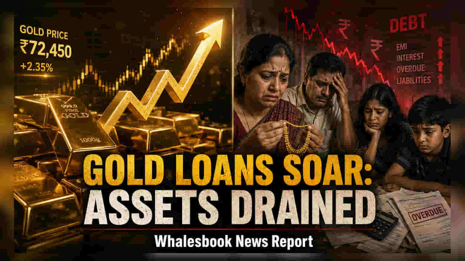 ગોલ્ડ લોનનો ધમધમાટ: બેંકોમાં **105%** વૃદ્ધિ, RBI ની ચિંતા વધી