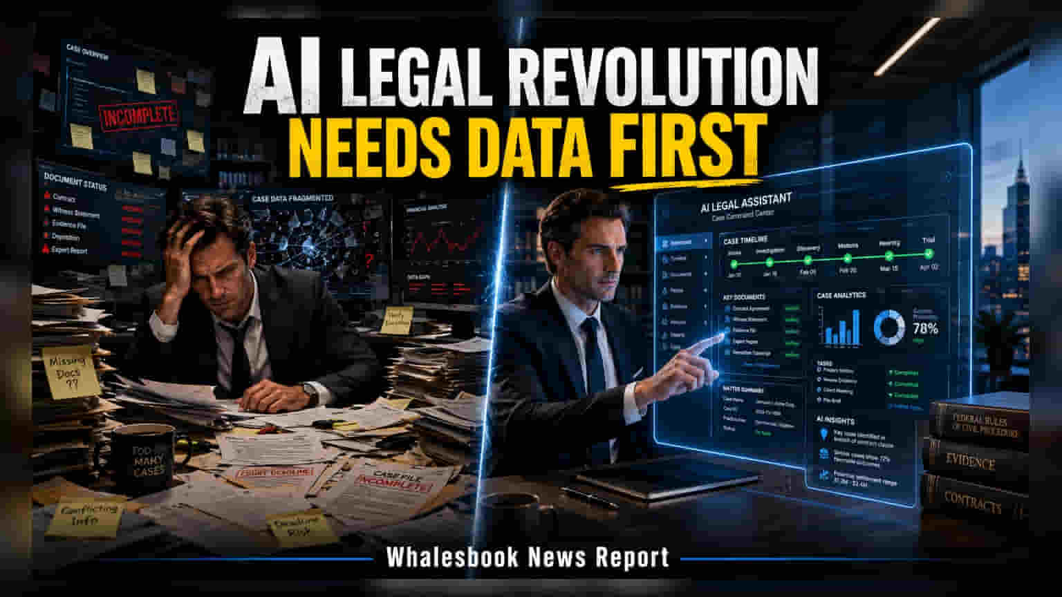 कायदेशीर संस्थांसाठी AI यशाची गुरुकिल्ली: डेटा केंद्रीकरण का आवश्यक?