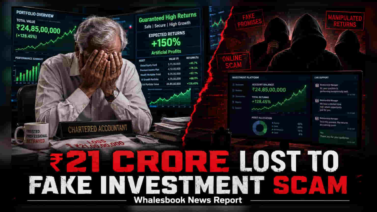 ₹21 करोड़ की धोखाधड़ी: फर्जी इन्वेस्टमेंट ऐप्स का जाल, जानें कैसे बचें!