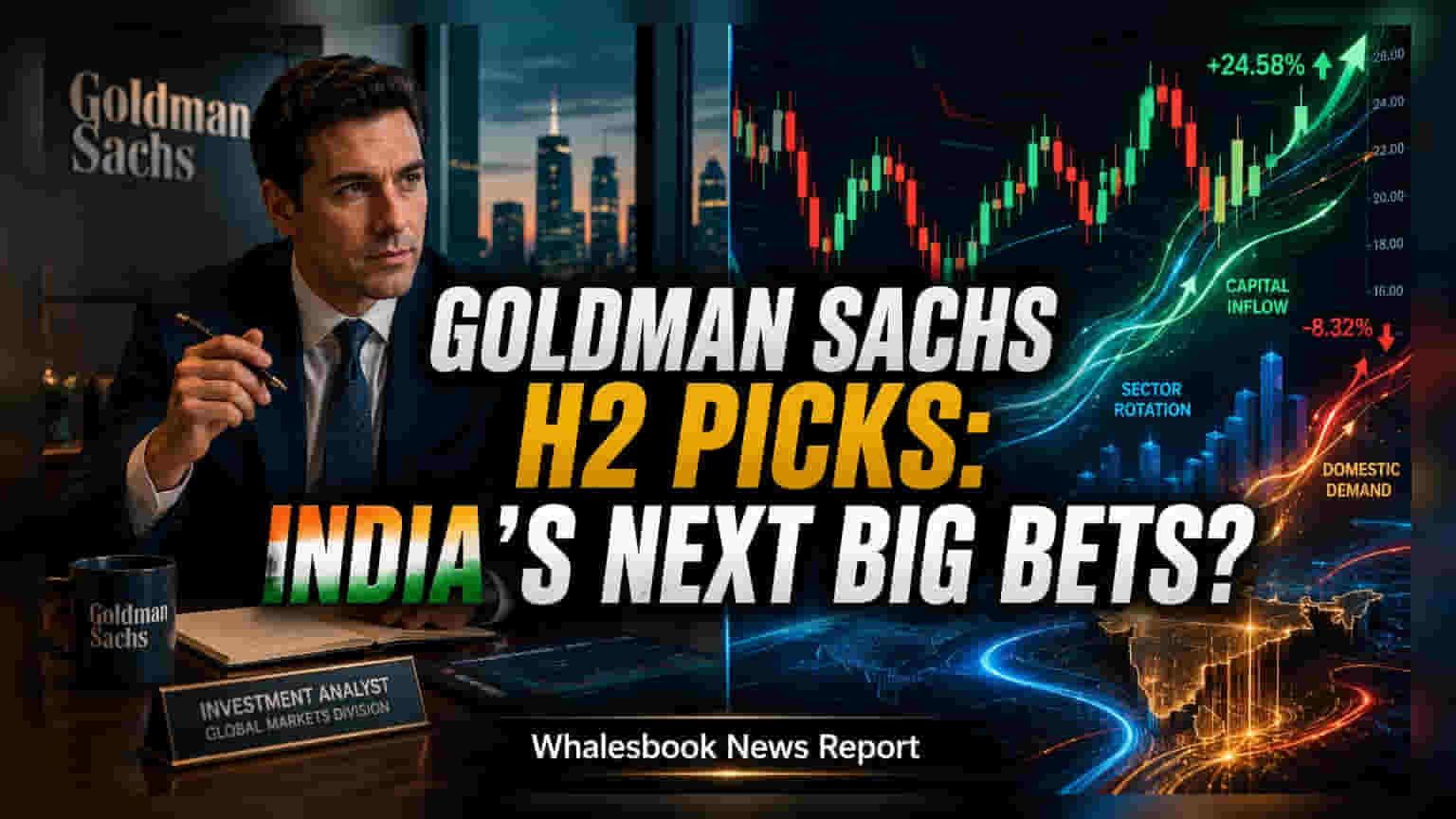 Goldman Sachs चे लक्ष 15 भारतीय लार्ज-कॅप्सवर: H2 2026 साठी मोठी रणनीती
