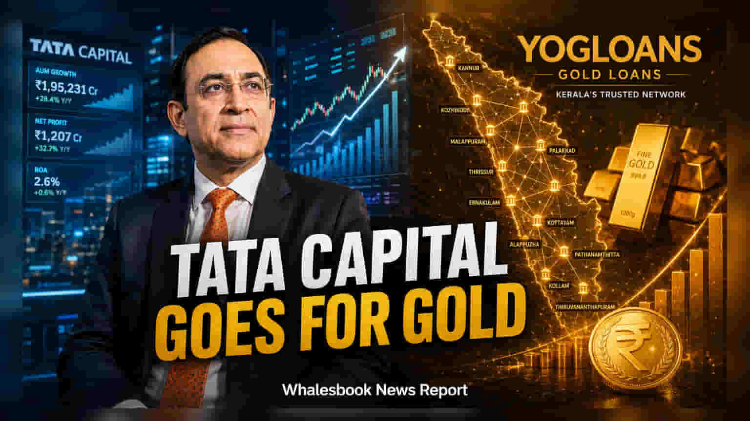 Tata Capital ने Yogloans ला विकत घेतले: सोन्याच्या कर्जाच्या बाजारात प्रवेश, **93 कोटी**ंची गुंतवणूक