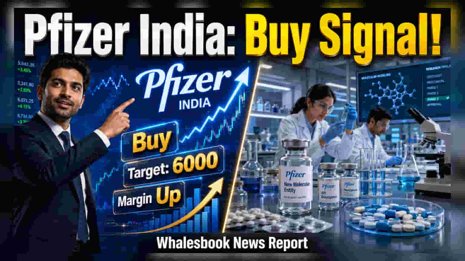 Pfizer India FY26 Performance: Margins Rise, Cash Reserves Hit ₹3,100 Crore