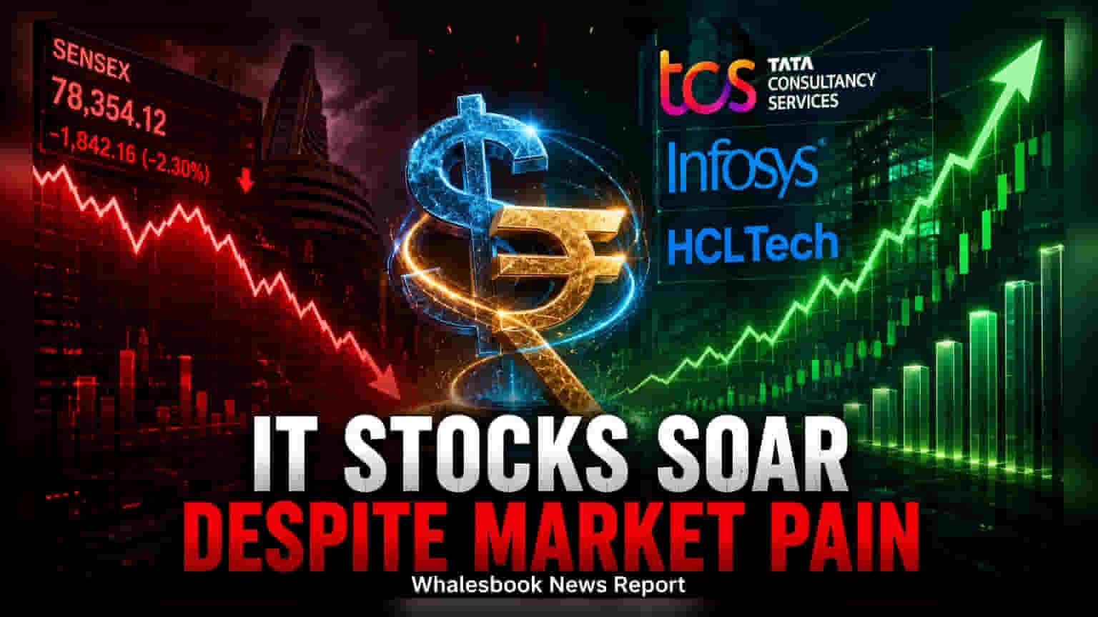 TCS, Infosys, HCLTech Rally Despite Sensex Dip on July 13