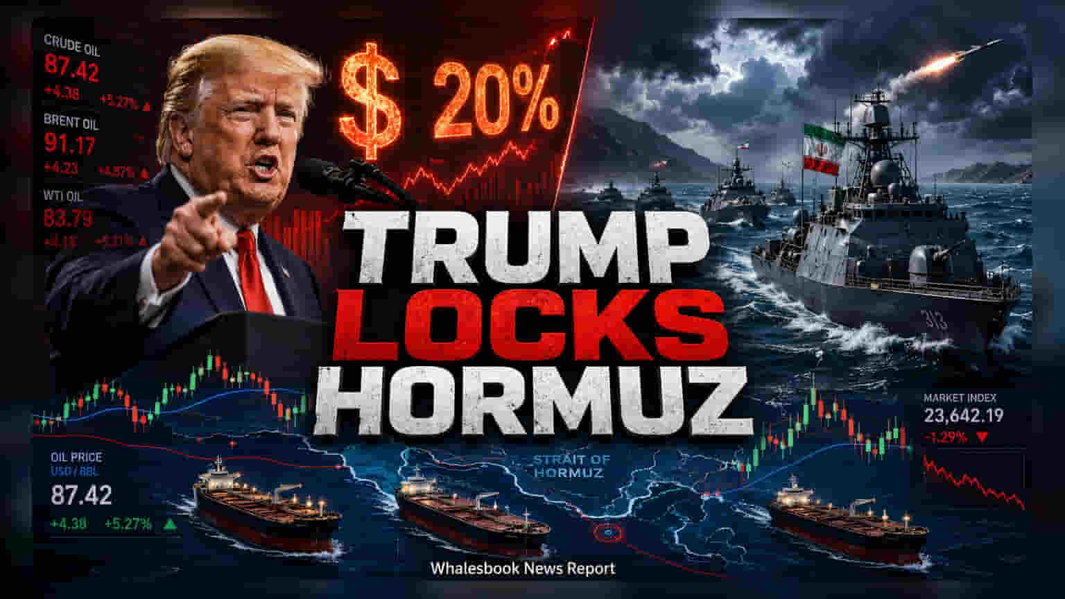 Trump Declares Hormuz Strait Blockade; Crude Oil Prices Face Volatility