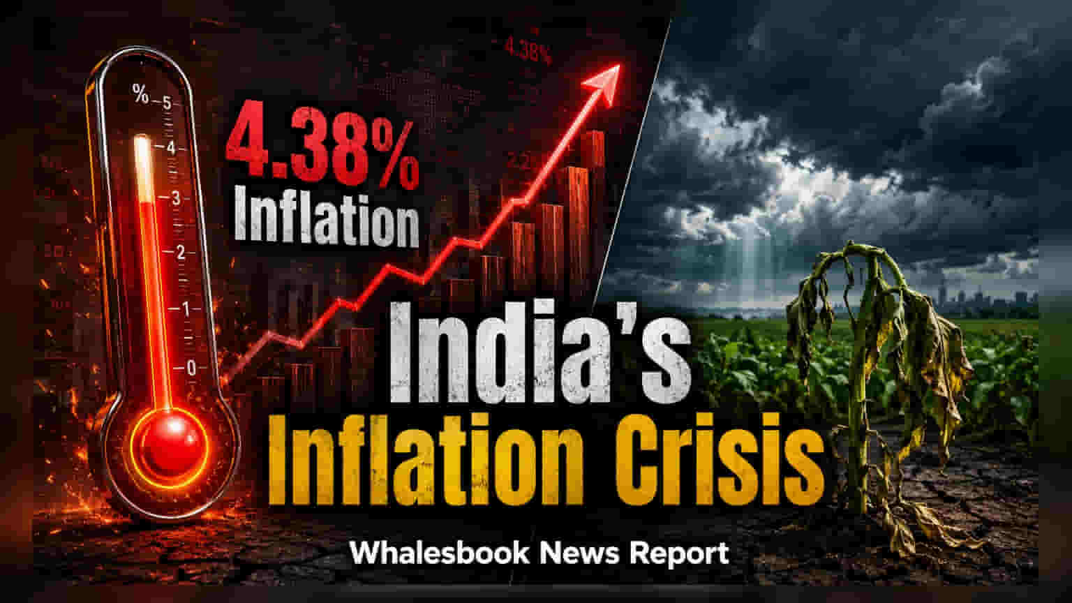 India Retail Inflation Hits 4.38% in June, Breaches RBI Target