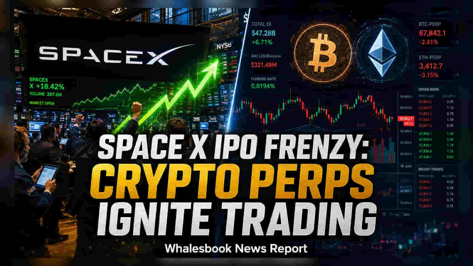Crypto Exchanges Launch SpaceX Pre-IPO Futures; Trade Hits $3.2B