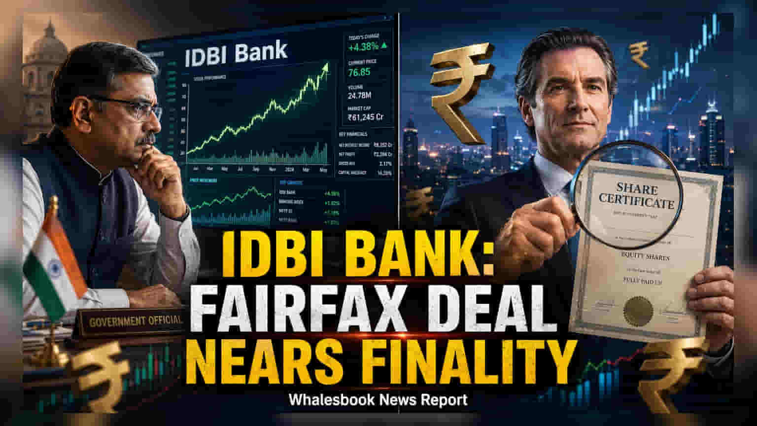 IDBI Bank Deal: Fairfax Financial ची मोठी चाल! सरकारी हिस्सेदारीसाठी वाढवली ऑफर