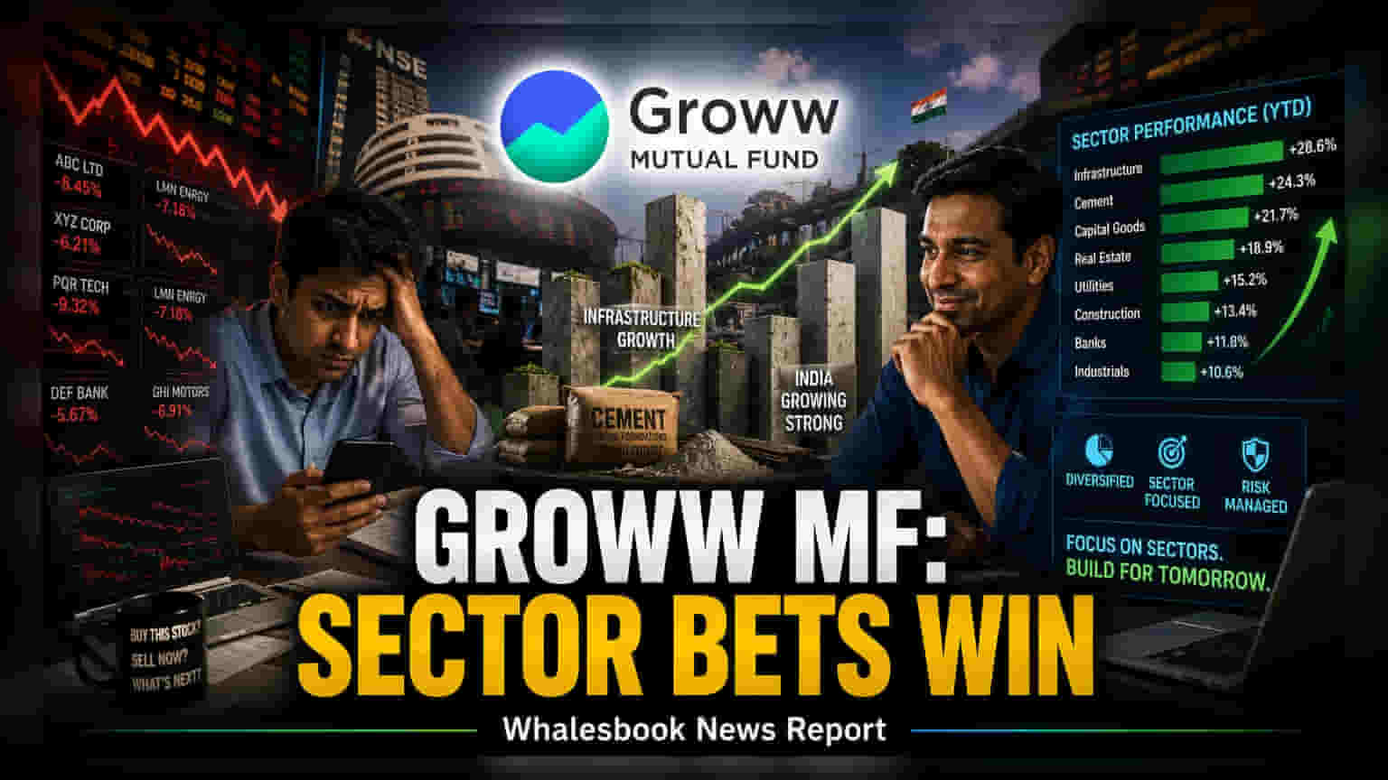 Groww MF: தனிப்பட்ட பங்குகளைத் தவிர்த்து, செக்டார் ETF-களில் கவனம்!
