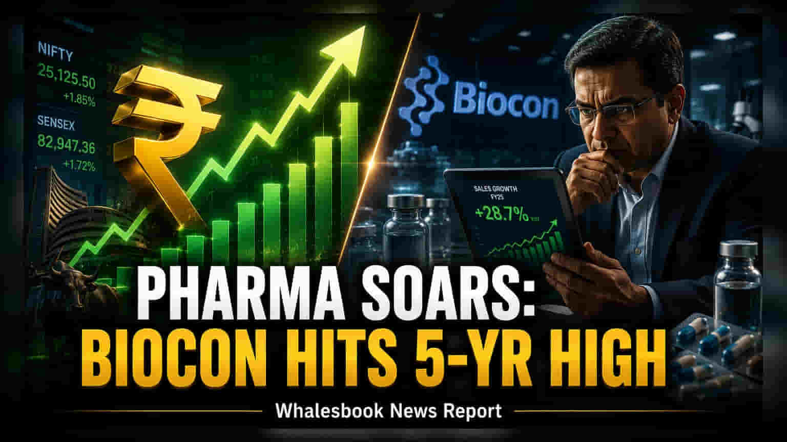 Biocon Hits 5-Year High After Mylan Plans Share Sale
