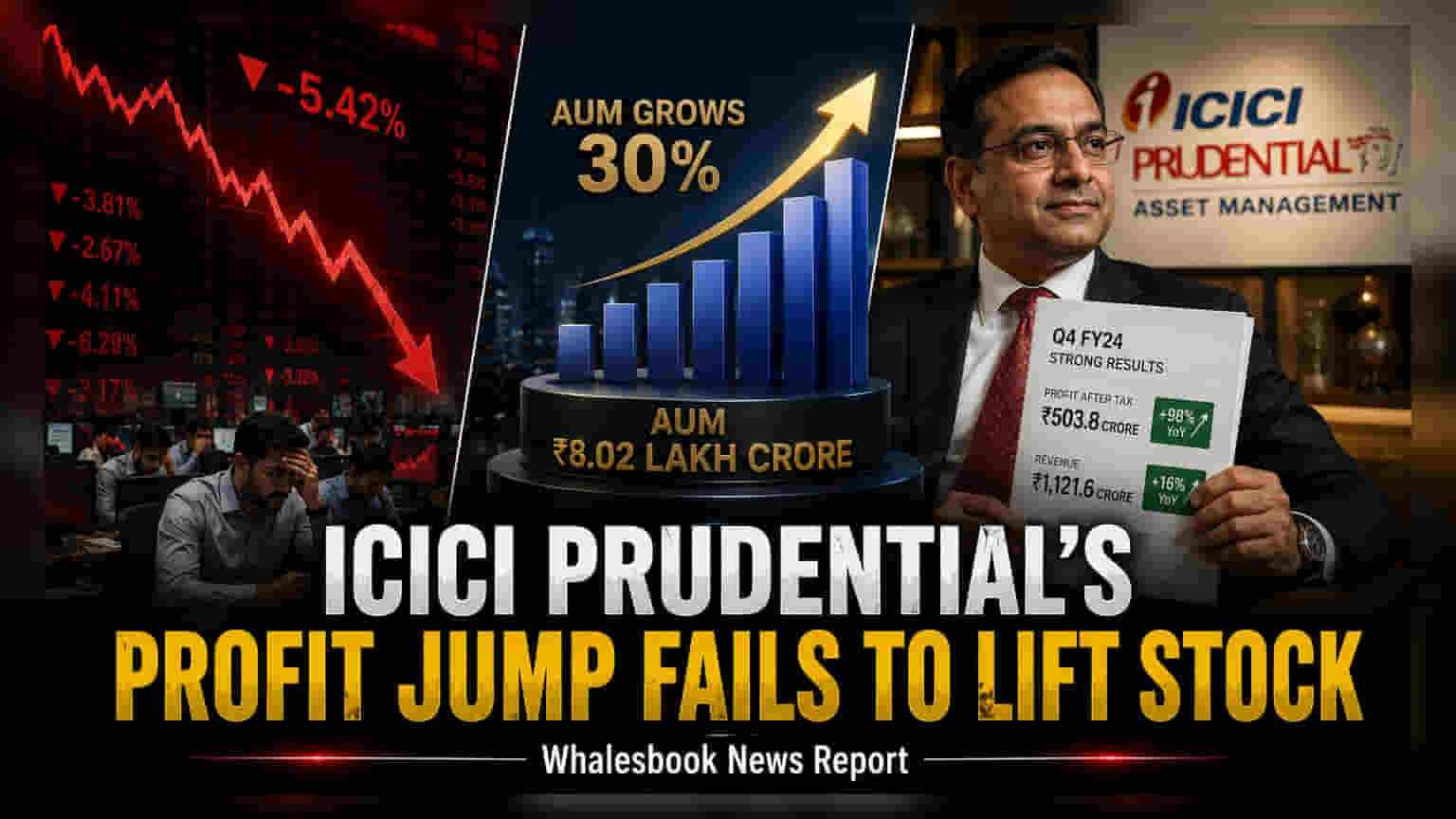 ICICI Prudential AMC Shares Dip 1.4% Despite Q1 Profit Beat