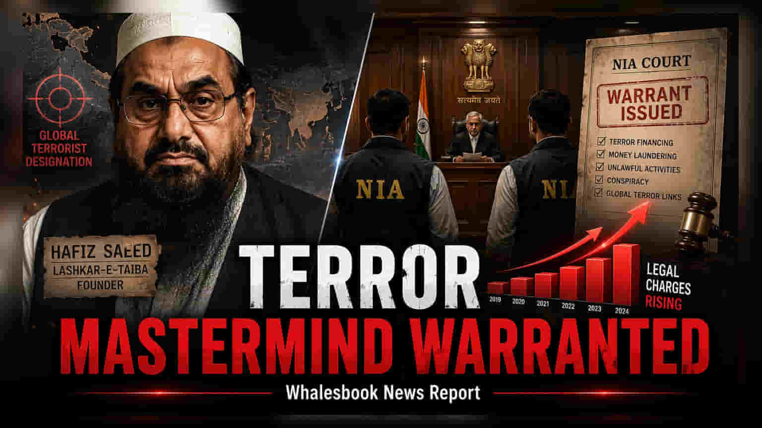 NIA Court Issues Non-Bailable Warrant For Hafiz Saeed