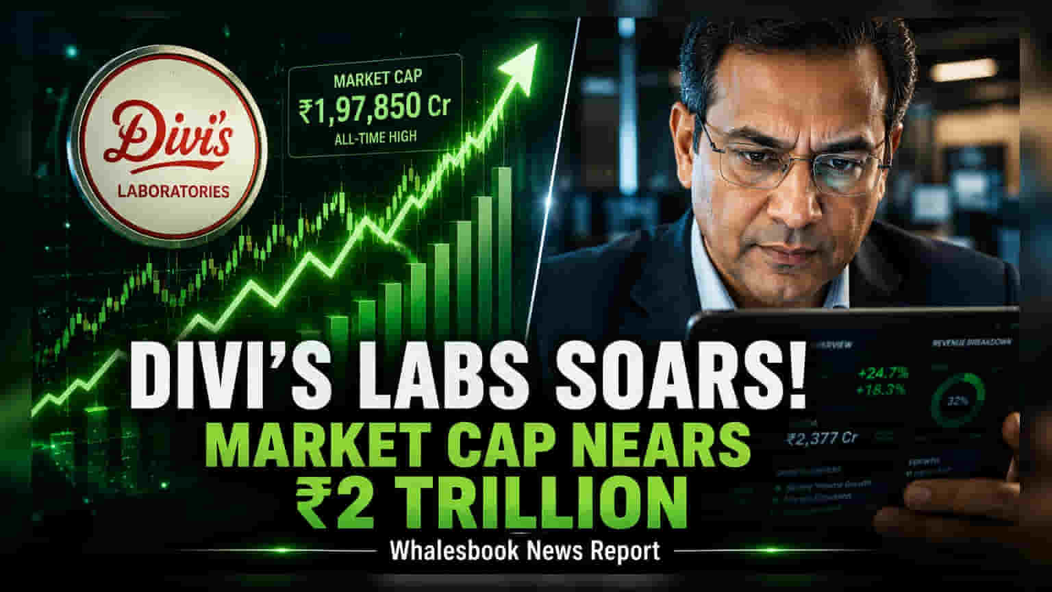 Divi's Labs: नवी उंची गाठली! मार्केट कॅप ₹2 ट्रिलियनच्या जवळ