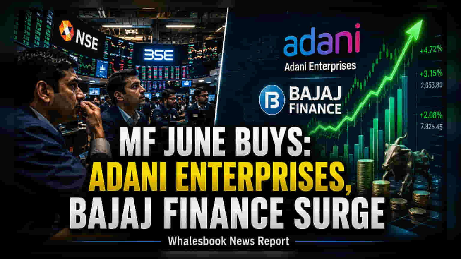 म्युच्युअल फंडांची Adani Enterprises आणि Bajaj Finance मध्ये मोठी गुंतवणूक!