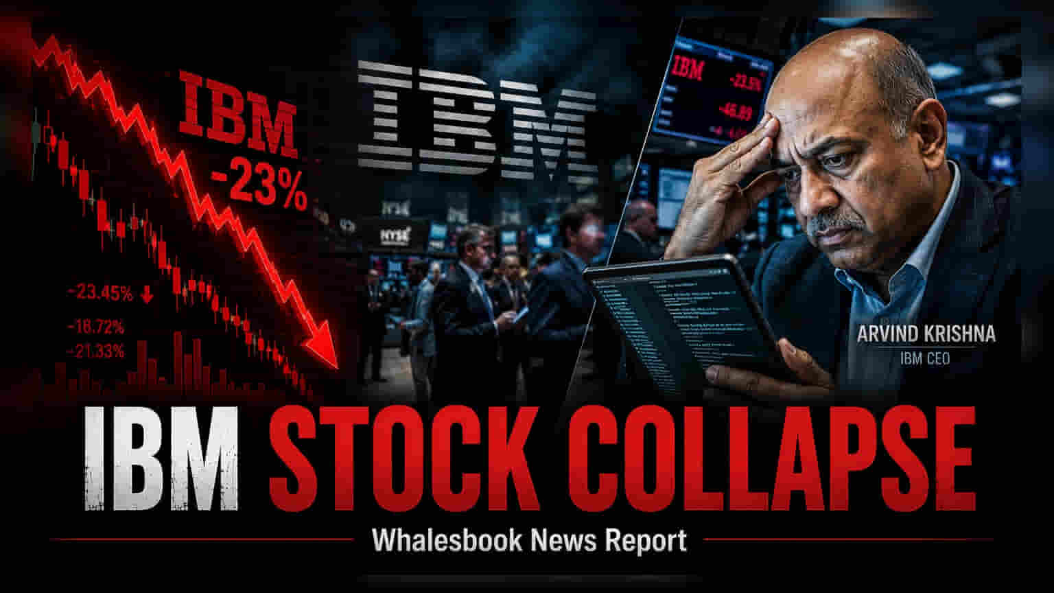 IBM Shares Sink 23% After Revenue Misses Estimates