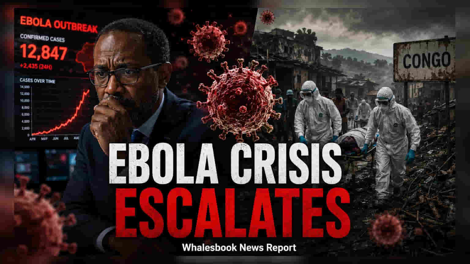 Congo Ebola Outbreak: 1900+ मामले, 80% संक्रमण अज्ञात, रोक पाना मुश्किल