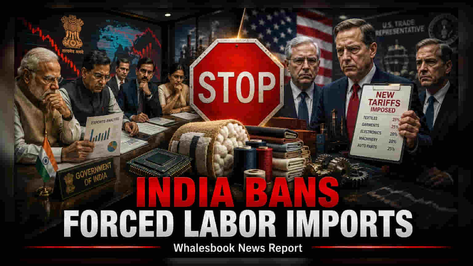 India Bans Forced Labor Imports to Address US Tariff Risk