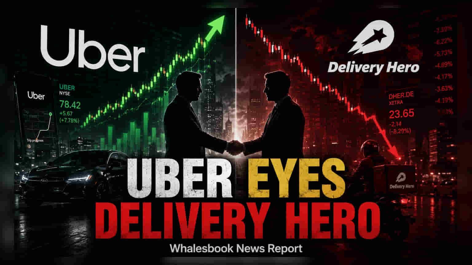 Uber च्या नजर Delivery Hero वर! फूड डिलिव्हरी मार्केटमध्ये मोठी उलथापालथ होण्याची शक्यता