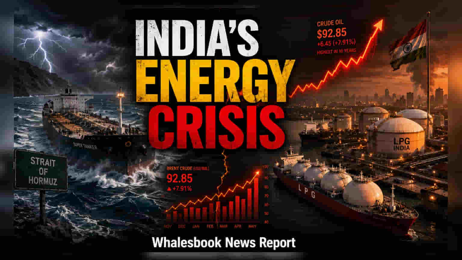 Gulf Tension Puts India's LPG Imports at Risk, Crude Nears $87