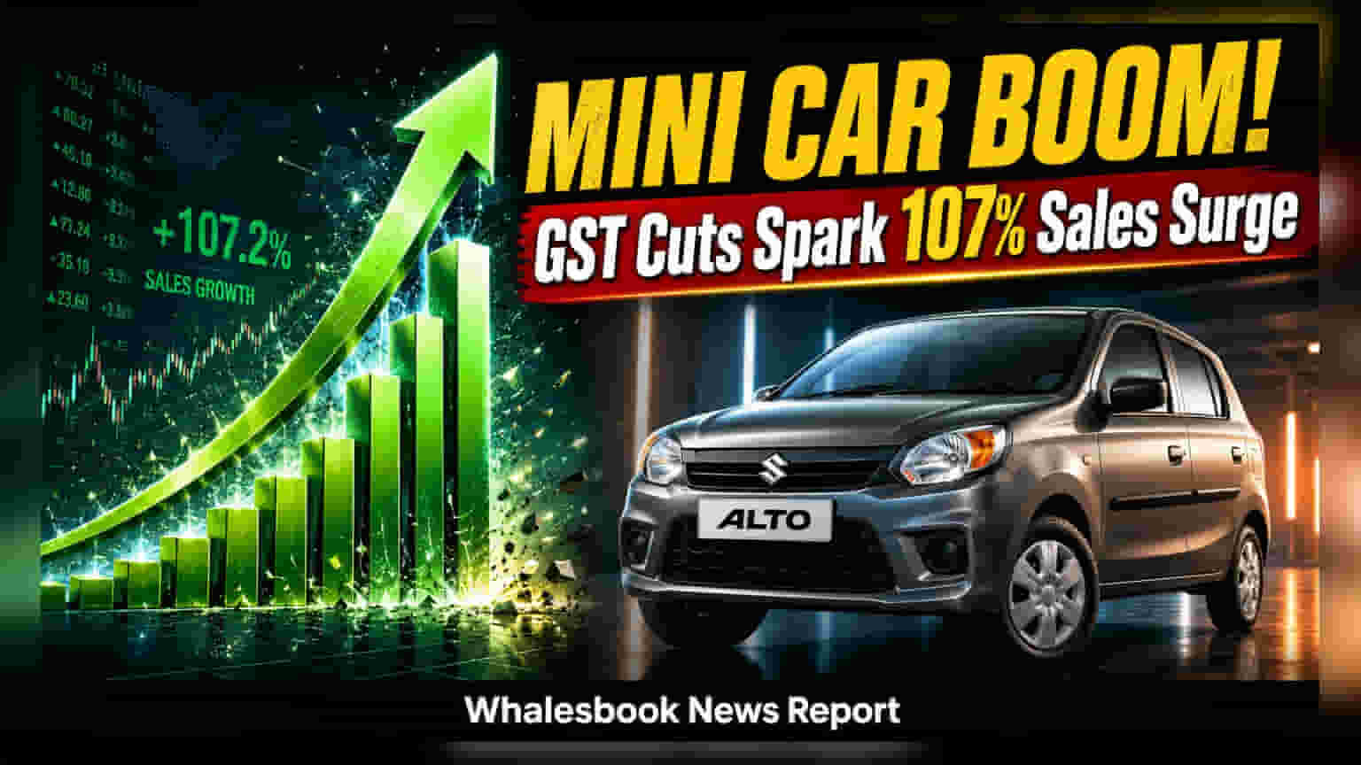 Mini Car Sales: GST ઘટાડા બાદ Mini Cars માં 107% નો જંગી ઉછાળો!