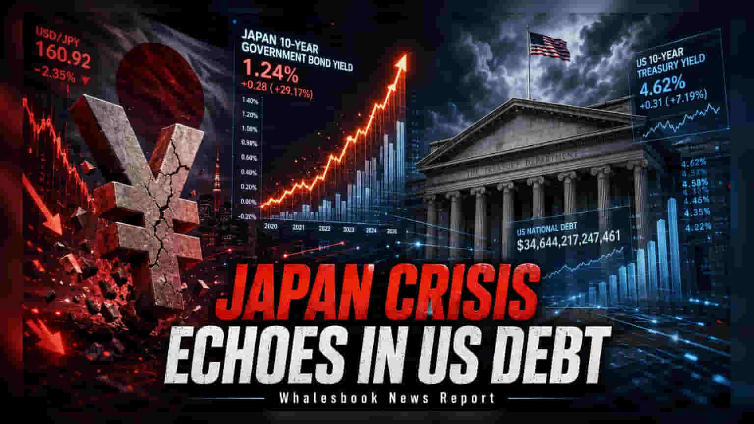 Japan Yen Hits 40-Year Low As Bond Yields Surge