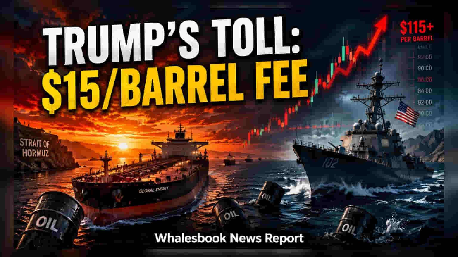 Trump Proposes $15/Barrel Fee for Strait of Hormuz Transit