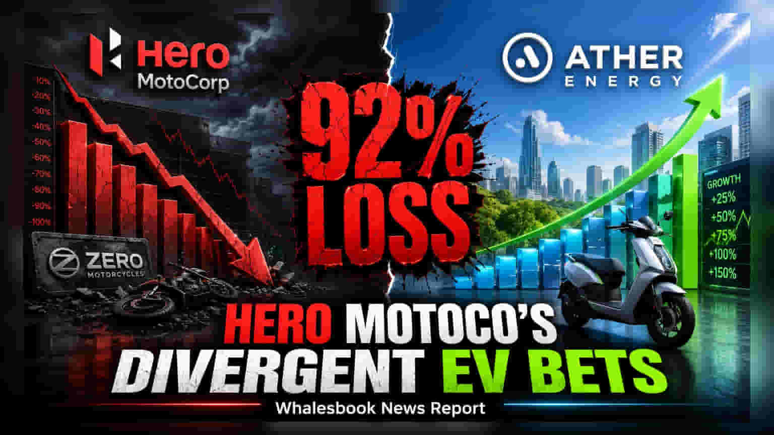 Hero MotoCorp Marks Down Zero Motorcycles Investment By 92%