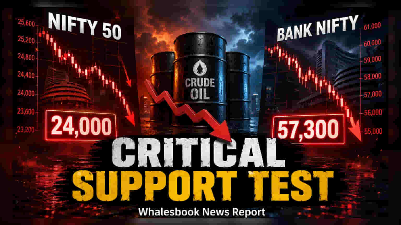 Nifty 50, Bank Nifty కన్సాలిడేషన్: ముడి చమురు ధరలు పరుగులు, మార్కెట్ లో టెన్షన్