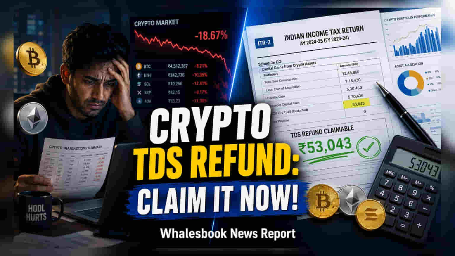 Crypto Investors: How to Claim TDS Refunds Before July 31