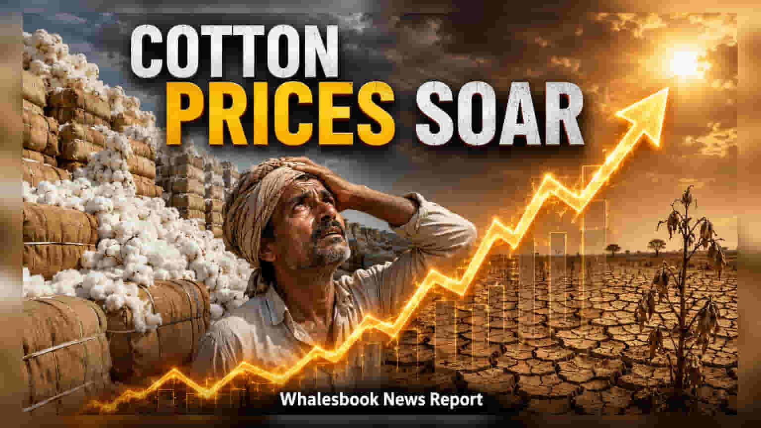 இந்திய பருத்தி விலை உயர்வு: சாகுபடி பரப்பளவில் 15% சரிவு!