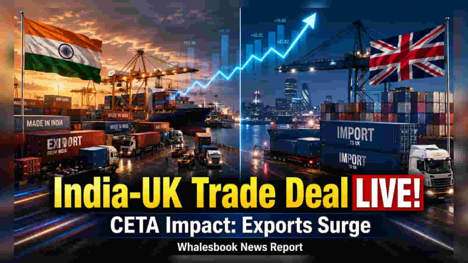 India-UK CETA ਲਾਗੂ: ਭਾਰਤੀ ਬਰਾਮਦਕਾਰਾਂ ਲਈ ਵੱਡੀਆਂ ਖੁਸ਼ਖਬਰੀਆਂ