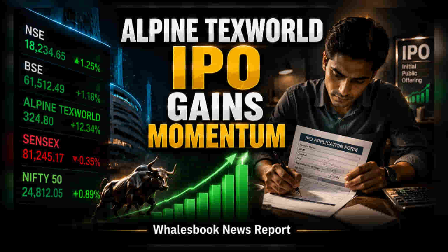 Alpine Texworld IPO: రెండో రోజుకు చేరిన సబ్‌స్క్రిప్షన్ **34%**.. గ్రే మార్కెట్‌లో **10%** ప్రీమియం!