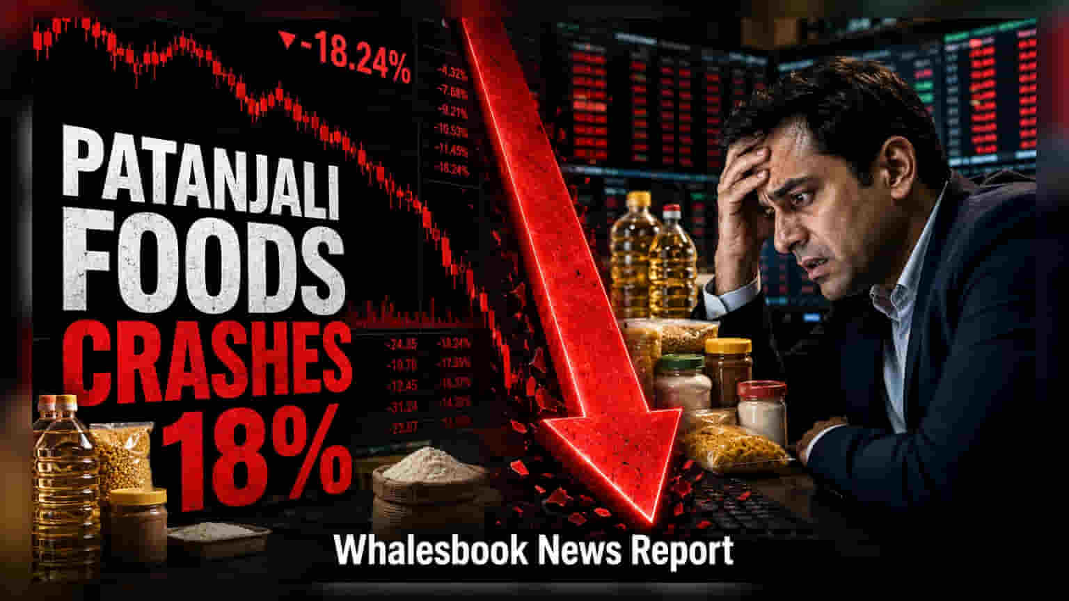 Patanjali Foods Falls 18% Following ₹195 Crore Block Deals