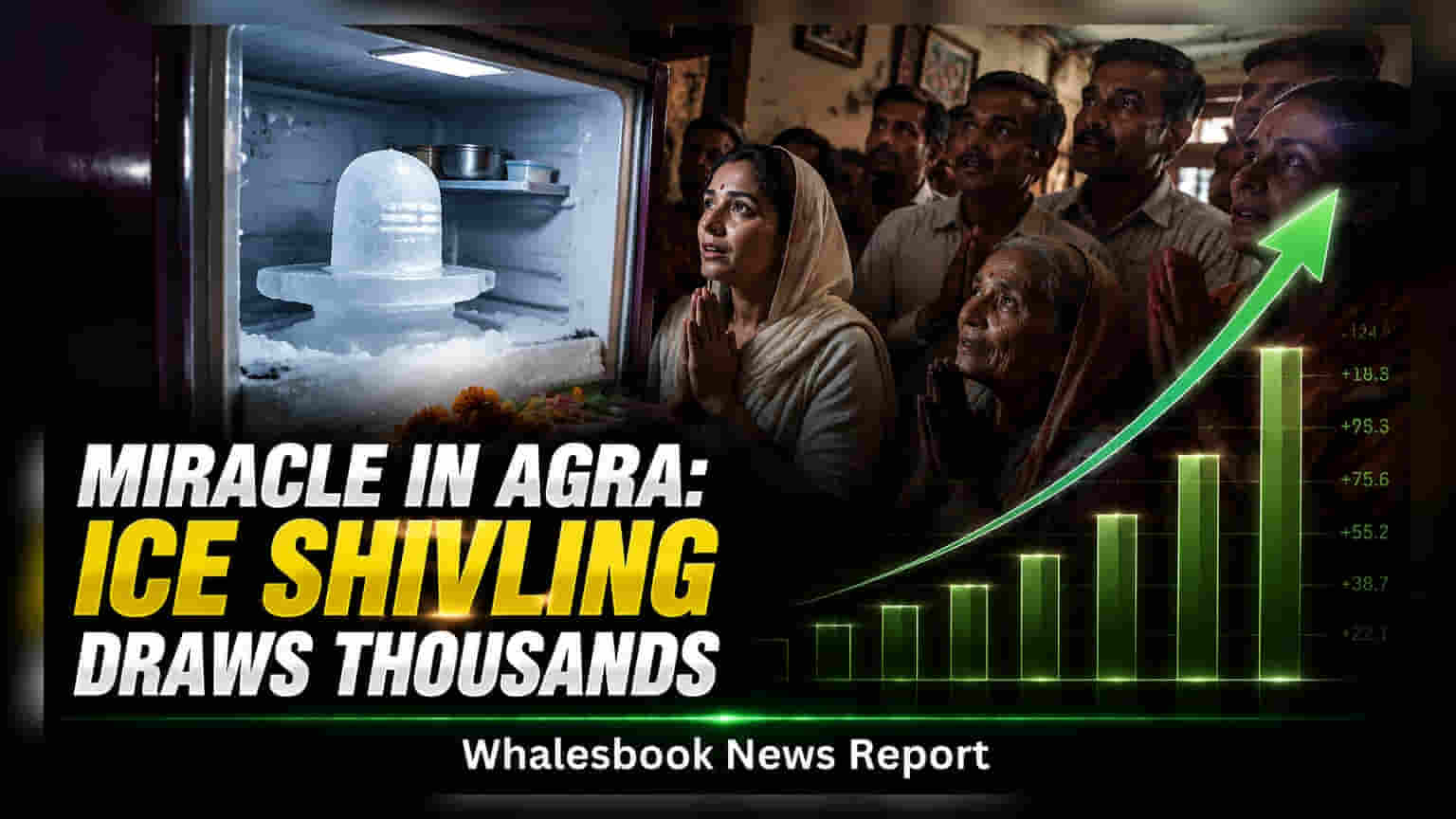 Agra Refrigerator Draws Crowds Over Ice Formation Event