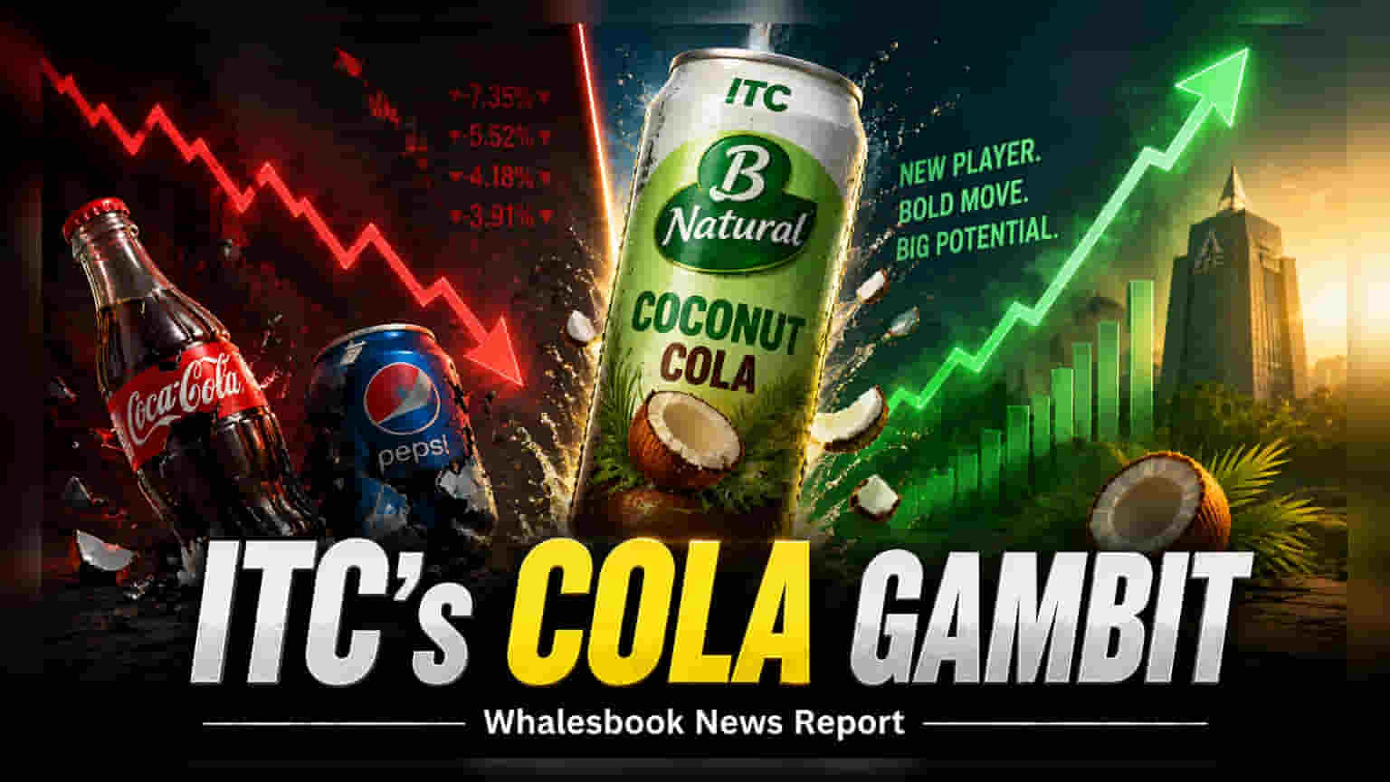ITC-யின் புதிய கலர்! ₹60-க்கு வருகிறது 'B Natural Coconut Cola'