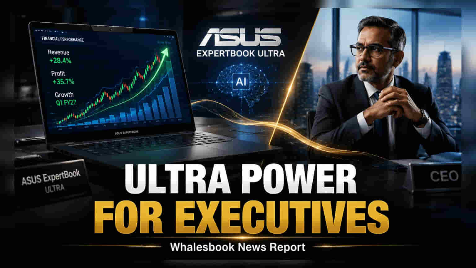 Asus Launches ExpertBook Ultra Laptop Starting at ₹2,39,990