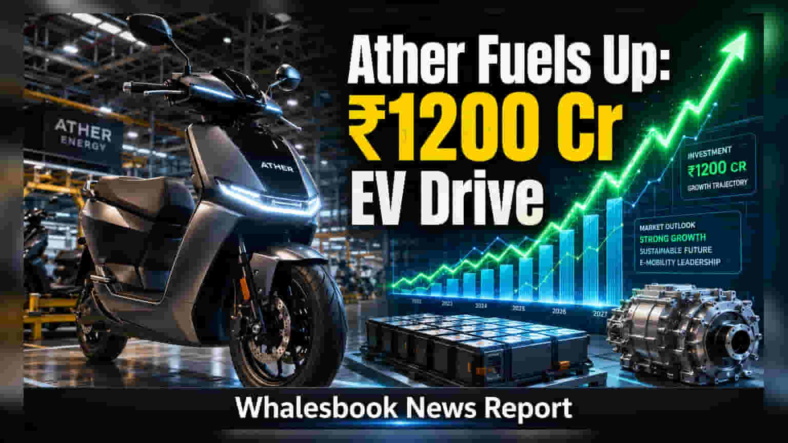 Ather Energy: ₹1,200 કરોડ ફંડિંગ મળતા કંપનીમાં રોકાણકારોનો વિશ્વાસ વધ્યો