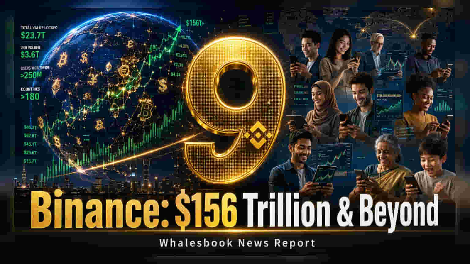 Binance Hits $156 Trillion Volume, Plans Financial Super App