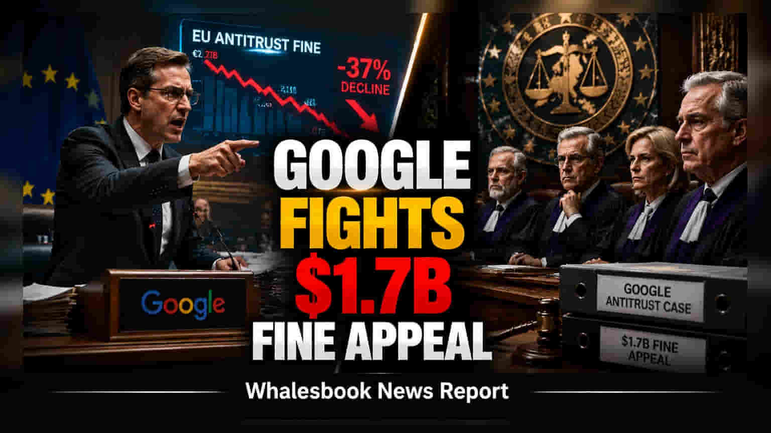 Google की बड़ी जीत? EU कोर्ट से **1.49 अरब यूरो** के जुर्माने पर मिली राहत, पर लड़ाई जारी