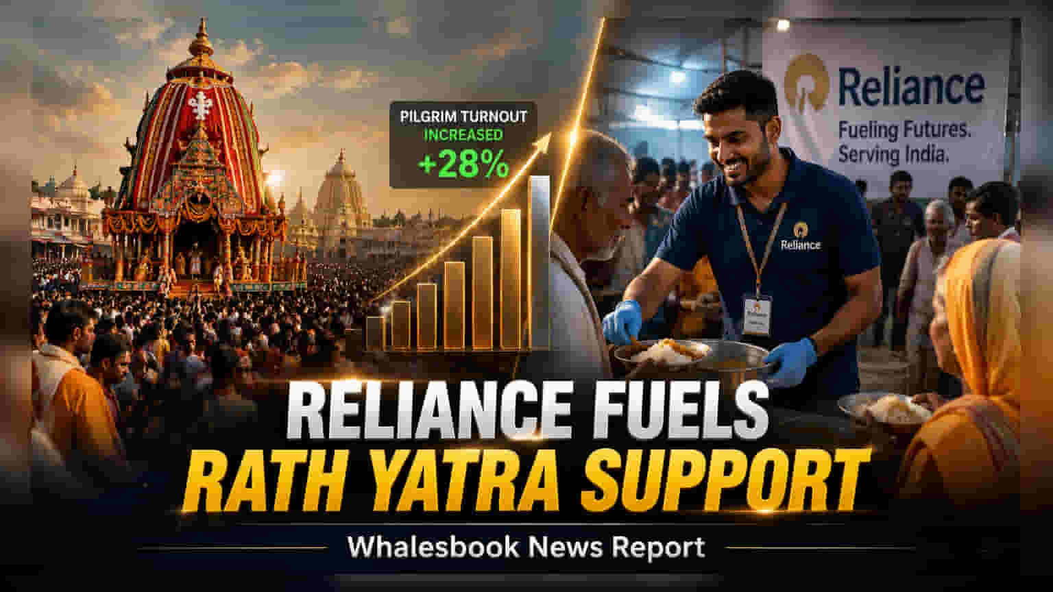 Reliance Industries Rolls Out Large-Scale Seva for Puri Rath Yatra