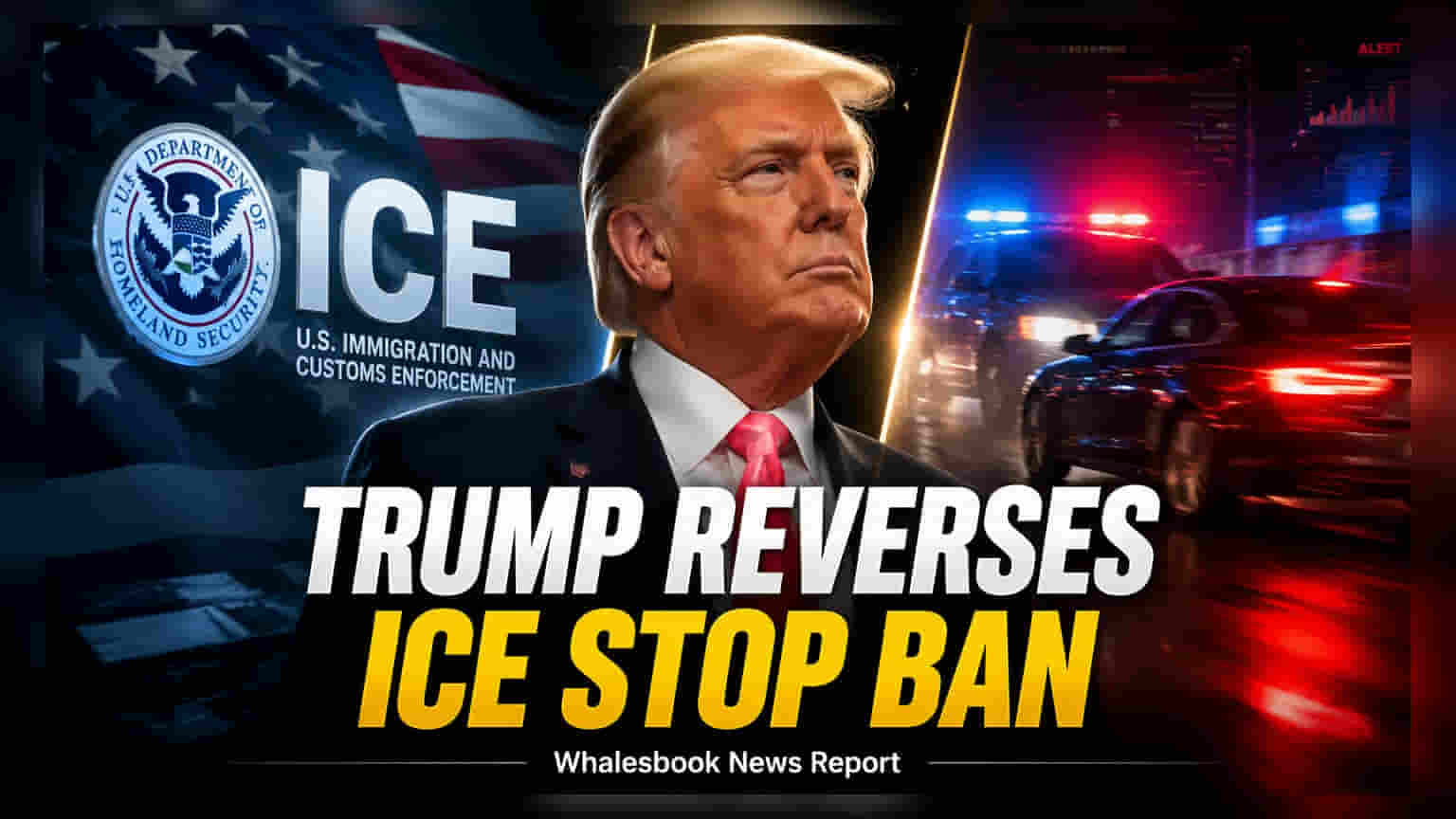 Trump Reverses ICE Traffic Stop Pause Following Shootings