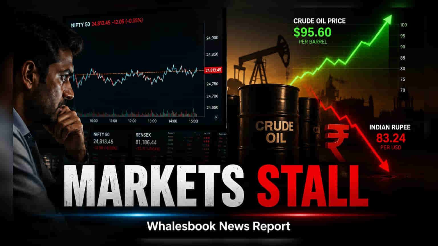 Nifty Flat As Earnings Offsets Crude Oil, Rupee Concerns