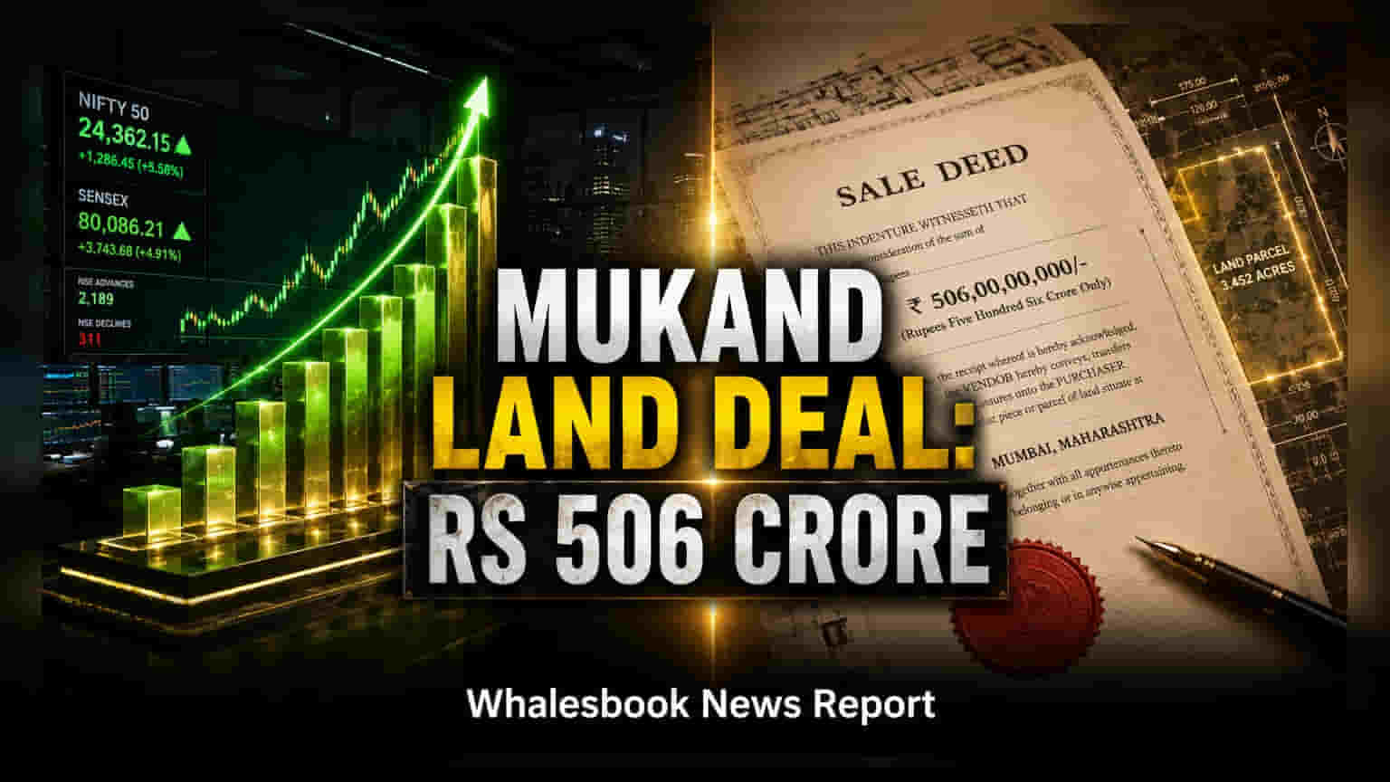 Mukand Share Price: થાણેની જમીન ₹506 કરોડમાં વેચાશે, કંપનીના શેર પર શું થશે અસર?