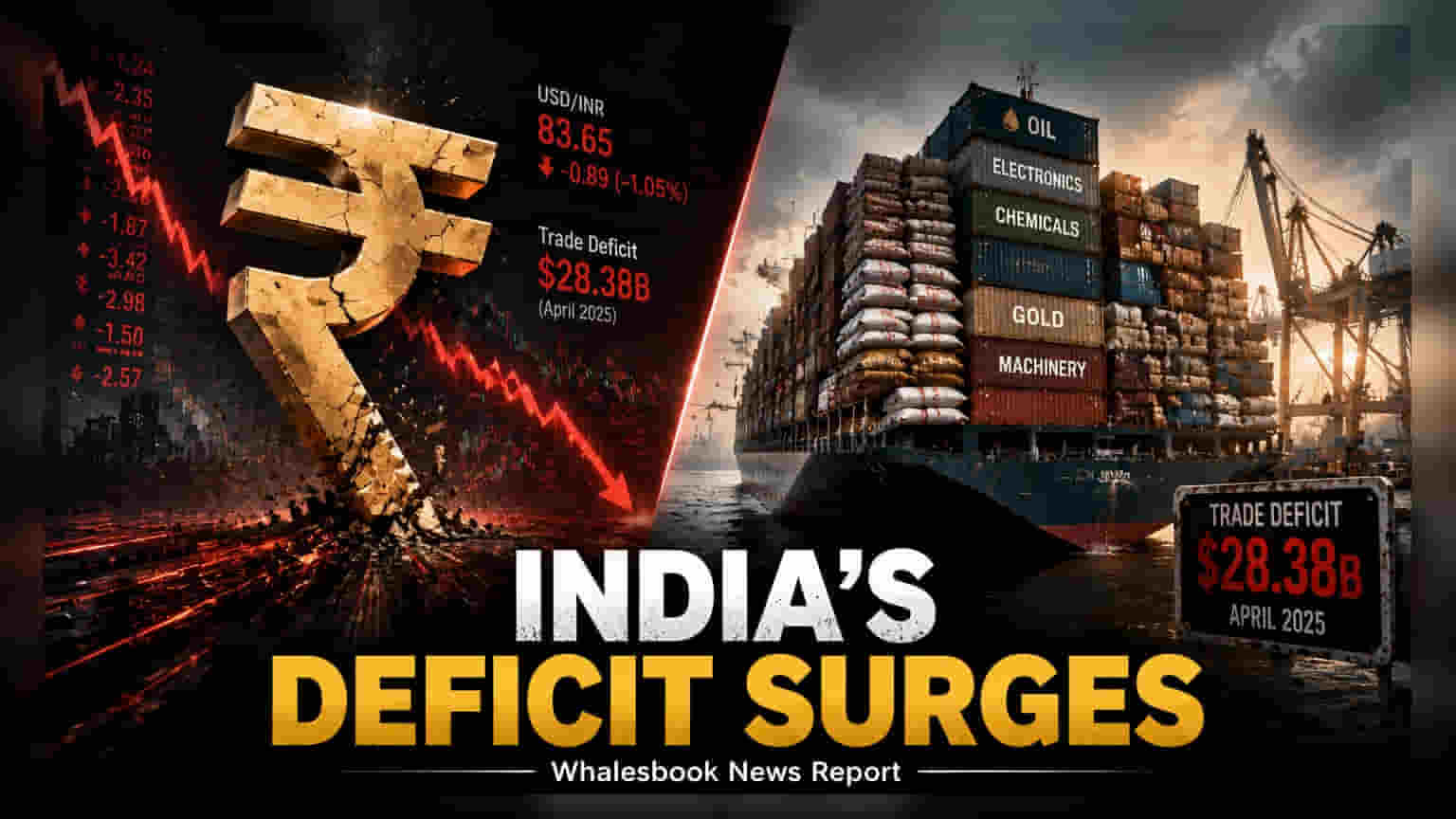 India's Current Account Deficit Hits $2 Billion in May