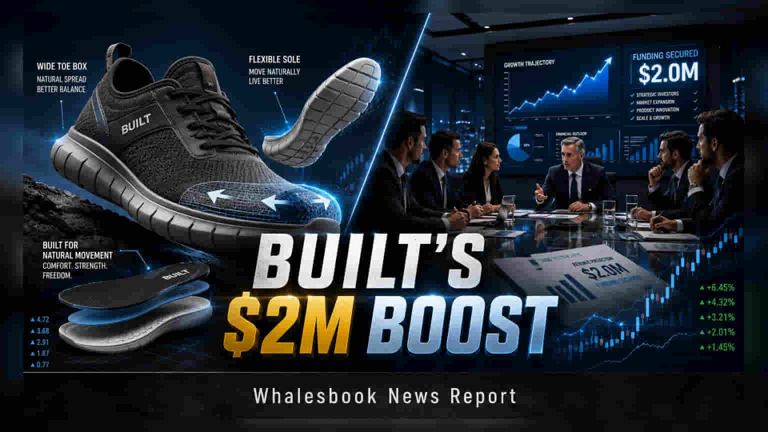 Built Footwear: ₹16 கோடி நிதி திரட்டல்! டாங்க்ளின் வென்ச்சர்ஸ் தலைமையில் முதலீடு