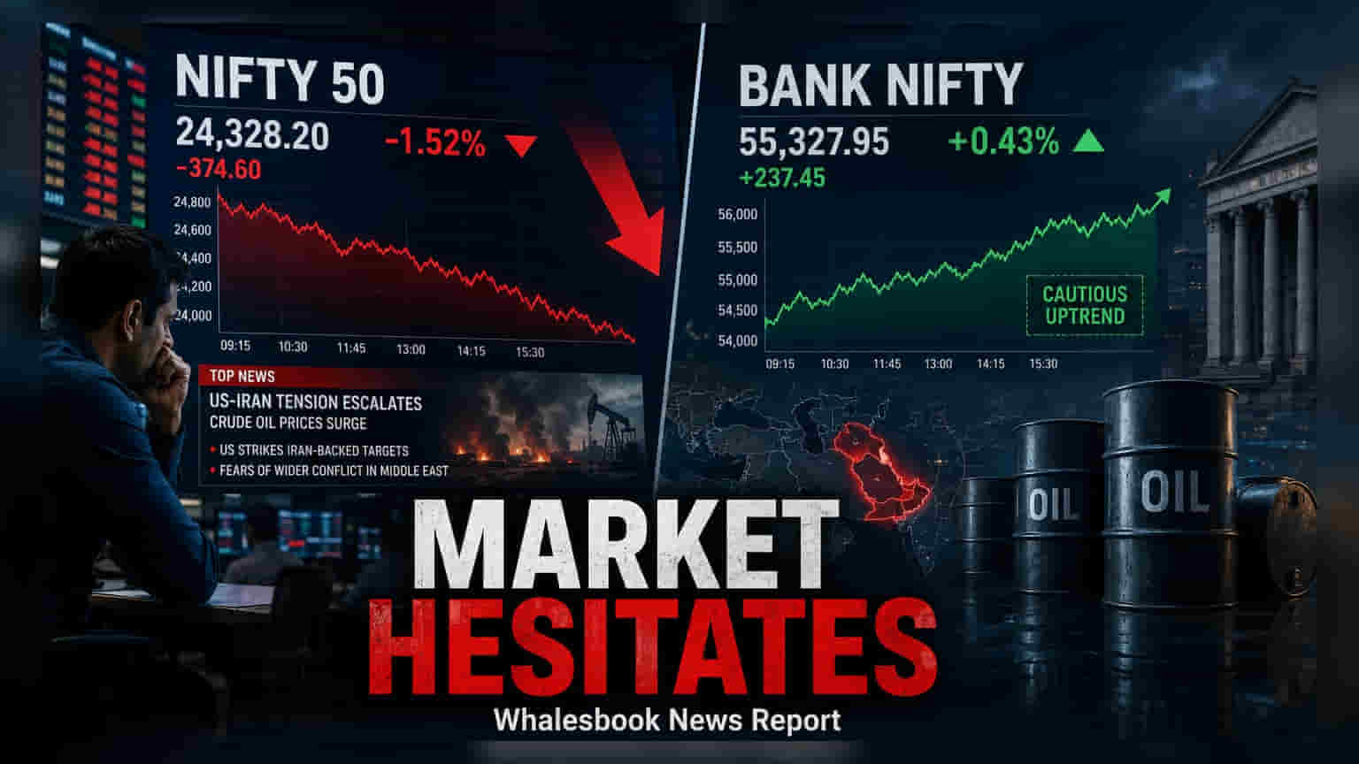 Nifty 50 Update: વૈશ્વિક તણાવ વચ્ચે 24,000 ની આસપાસ સ્થિર, શું આવશે મોટી તેજી?