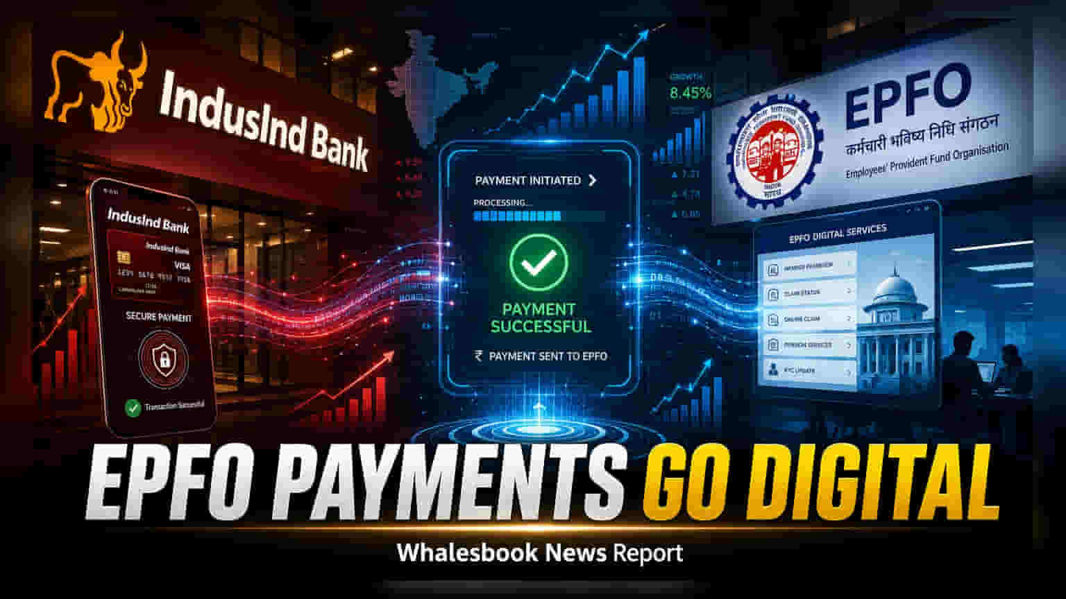 IndusInd Bank Integrates With EPFO For Digital PF Payments