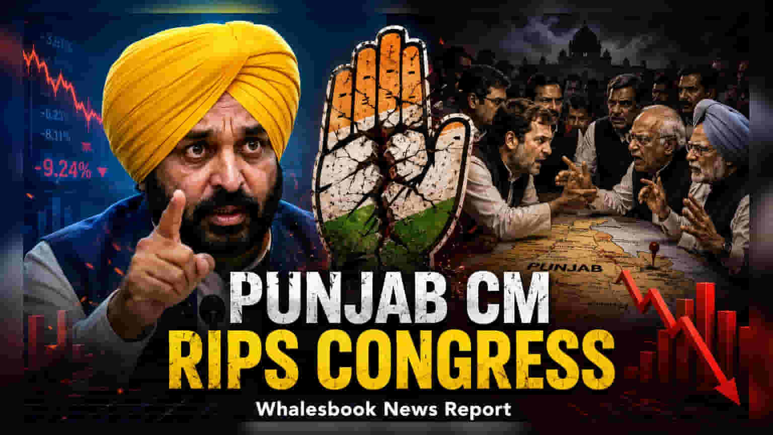 Punjab CM Mann Targets Congress Ahead of Assembly Elections