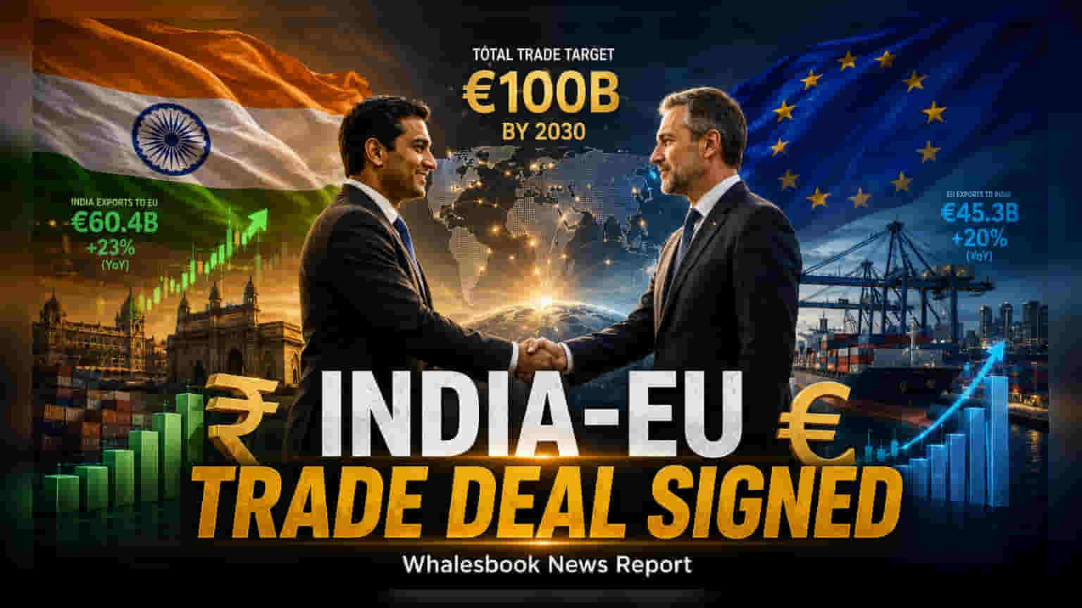 India-EU Trade Deal: 2027 पर्यंत FTA पूर्ण होणार, भारतीय निर्यातीला मोठा बूस्ट!