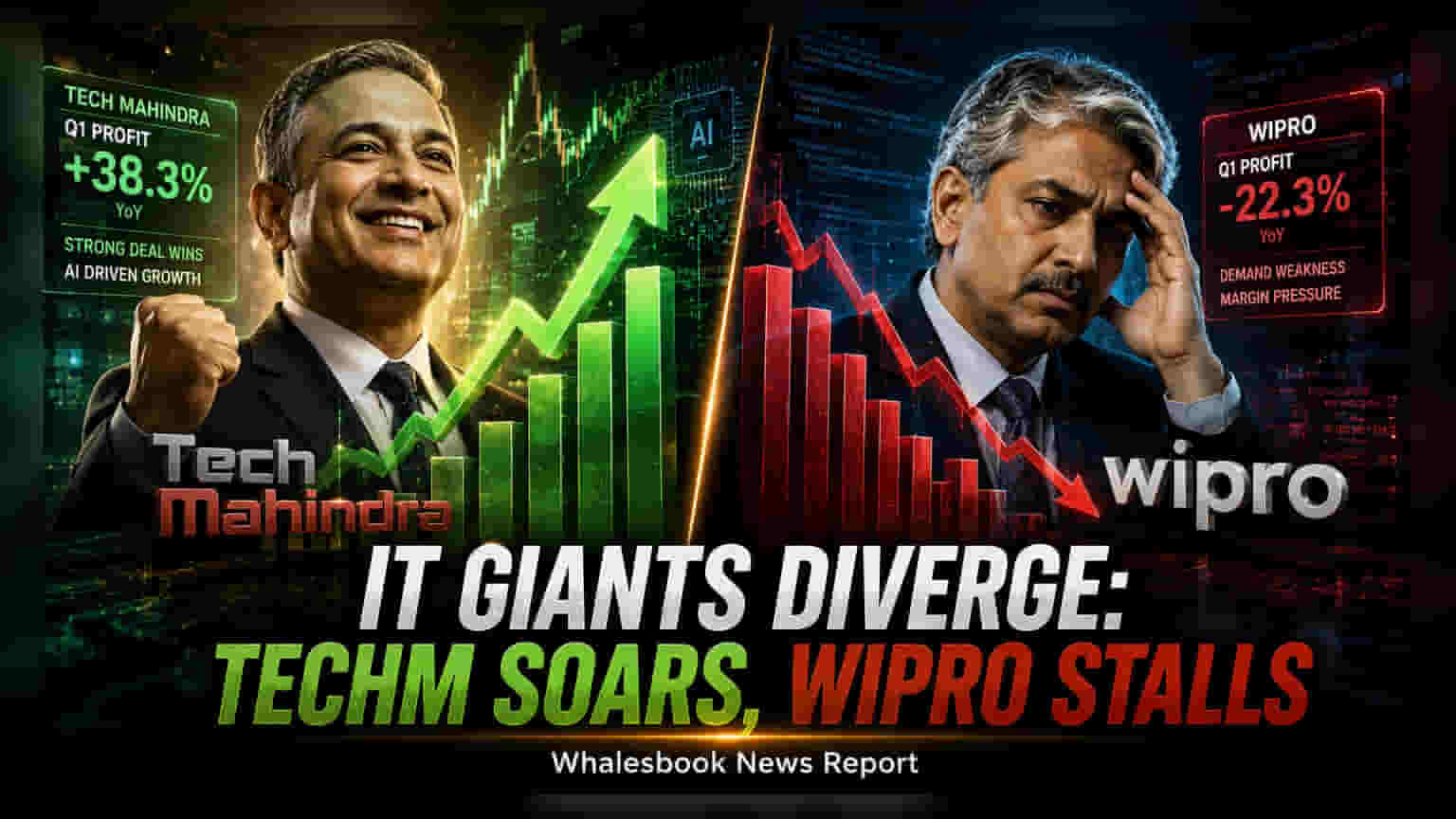 Tech Mahindra आणि Wipro च्या तिमाही निकालांचा विरोधाभास: एकाचा नफा वाढला, दुसऱ्याला फटका