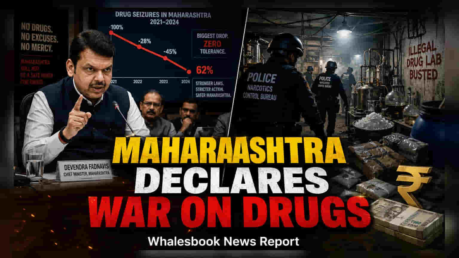 Maharashtra Launches Major Anti-Drug Crackdown: 17,611 Cases Reported